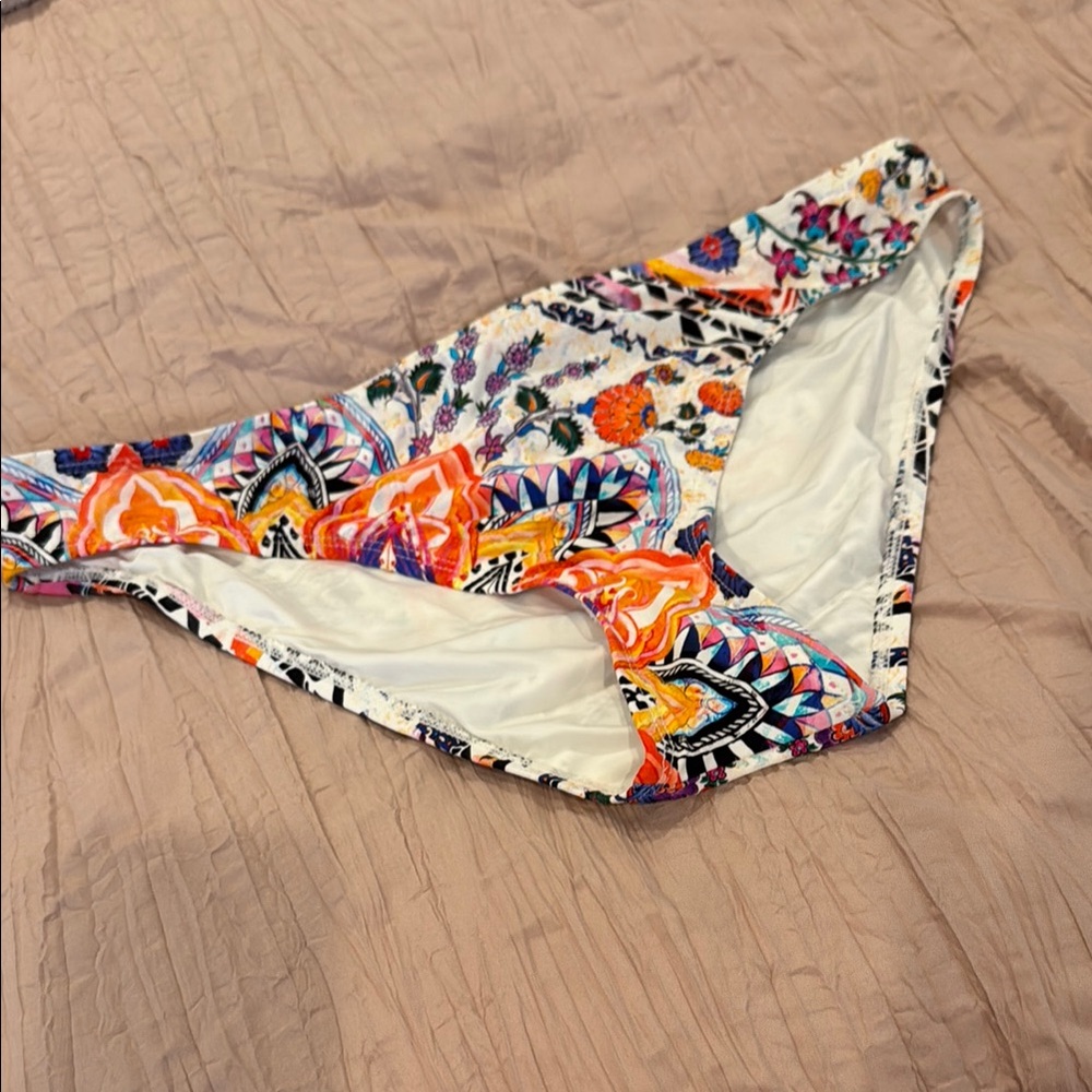 NEW La Blanca Multicolor Geometric Bikini Bottom